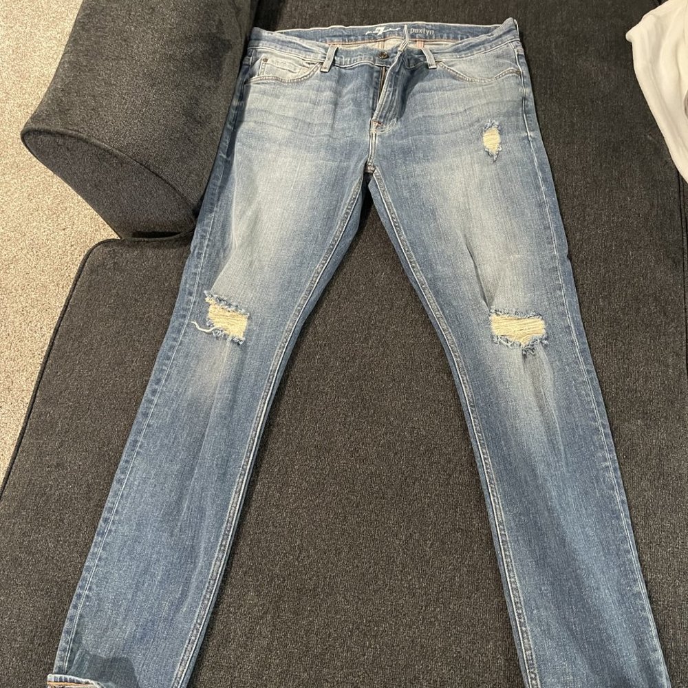 seven mankind designer jeans size 38